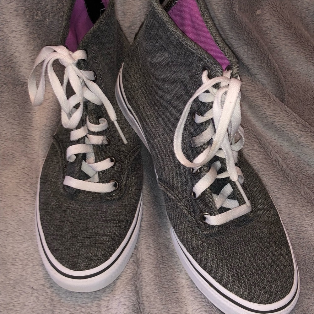 Vans high top zipper sneakers